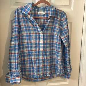 Vineyard Vines plaid top